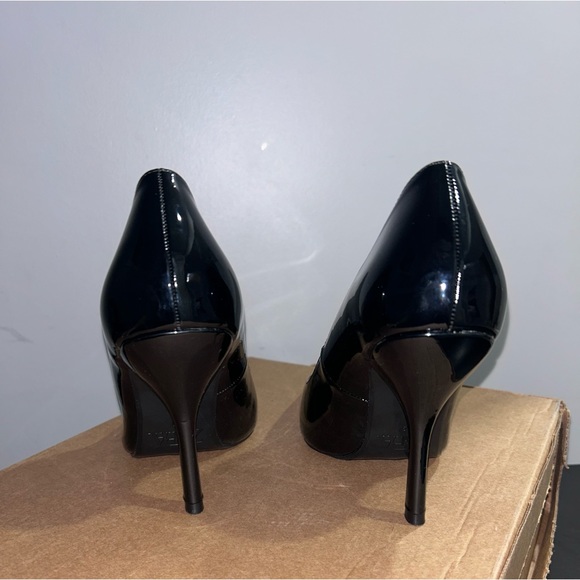 Zara faux patent leather effect black heels - Picture 6 of 6